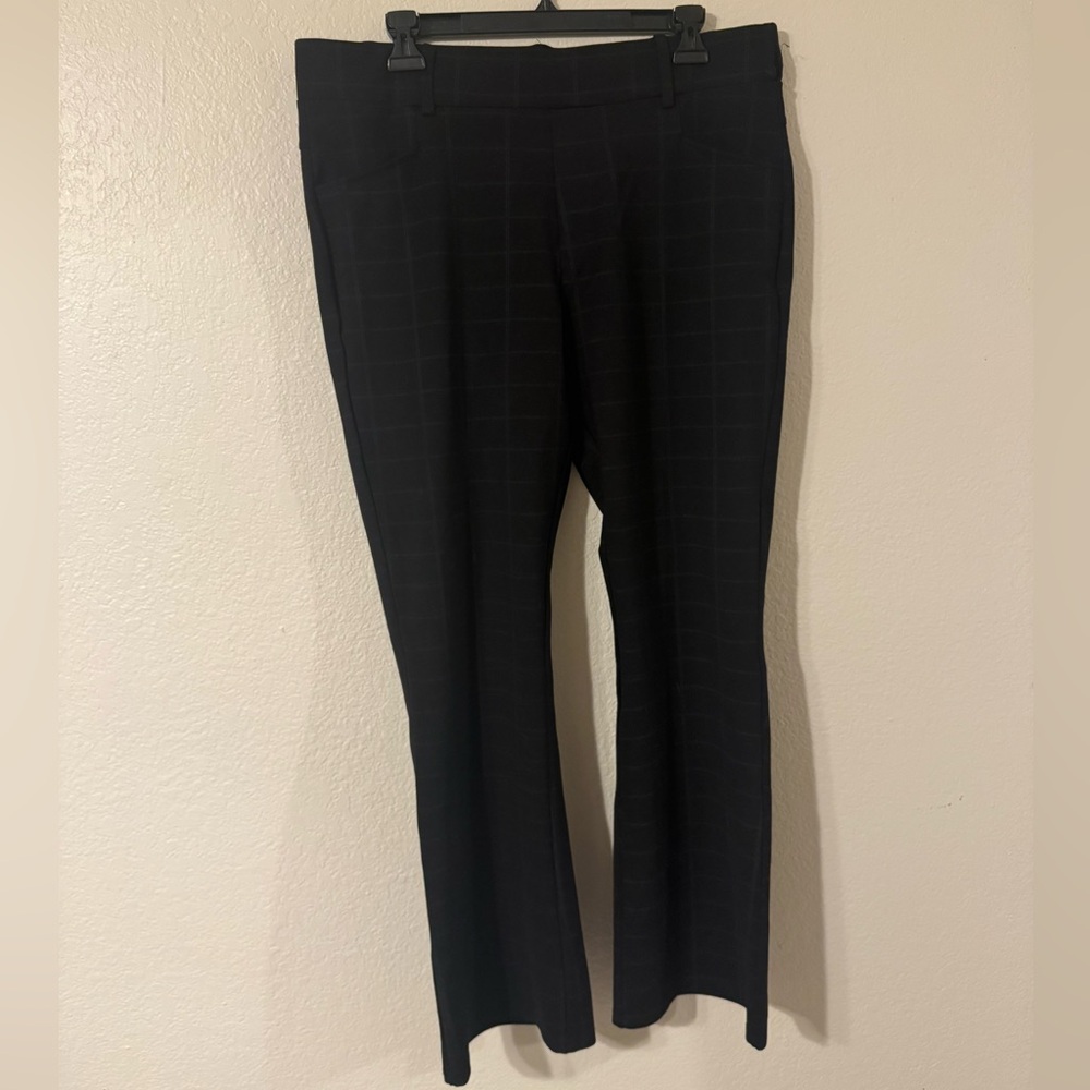 Black Checkered Dress Pants